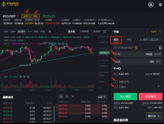 图片[6] - 比特币交易所币安(Binance)介绍 如何在币安做空比特币BTC操作教程