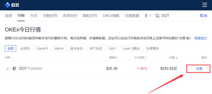 图片[3] - DOT币怎么买?波卡DOT币买入交易操作步骤教程