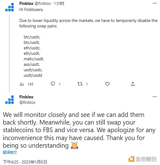 图片[1] - Finblox因低流动性问题暂停BTC/USDT、ETH/USDT等交易对