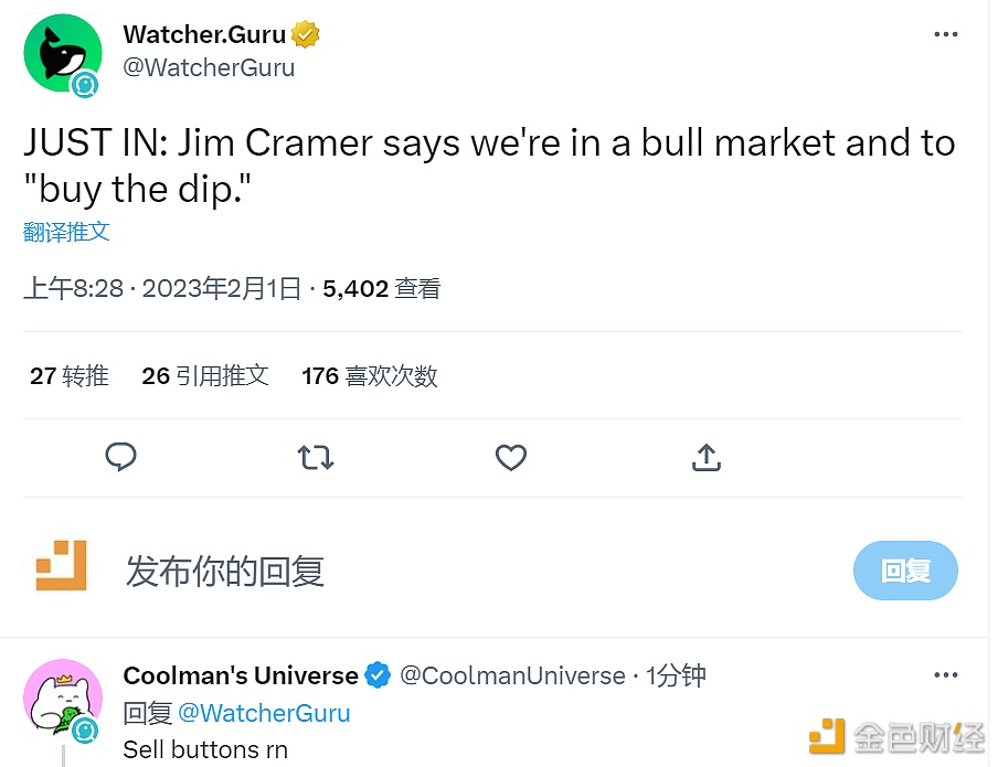 图片[1] - Jim Cramer：我们正处于牛市并“逢低买入”