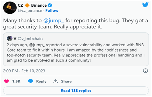 图片[2] - Jump Crypto揭示了Binance的BNB链上的严重漏洞