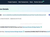 Harmony Bridge攻击者转移约390万美元资金