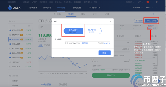 图片[5] - okex币币杠杆怎么玩？okex币币杠杆交易教程图解