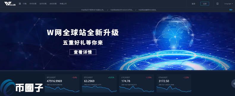 图片[1] - WCLUB交易所可靠吗？W全球站交易所怎么样？