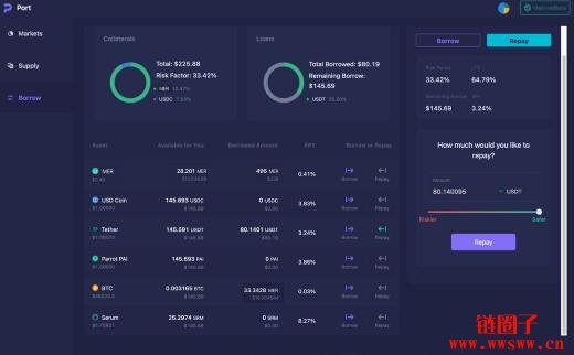 图片[7] - 什么是Port Finance？Port存入抵押品和借款的步骤教学