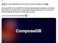 ComposeDB Beta版将部署在Ceramic主网