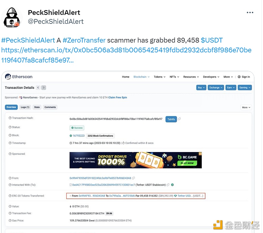 图片[1] - ZeroTransfer诈骗者诈骗89458USDT