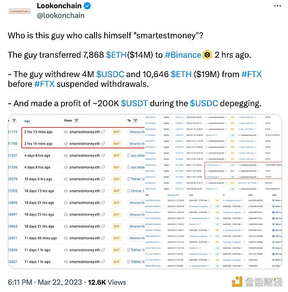 图片[1] - 一Smartest-Money在2小时前向Binance转移了7868枚ETH