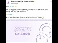 zkSync 生态 DEX SyncSwap 将推出代币 SYNC