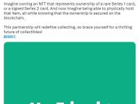蓝筹NFT项目VeeFriends与实物NFT平台Courtyard达成合作