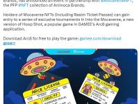 Animoca Brands旗下NFT系列Mocaverse与GAMEE达成合作