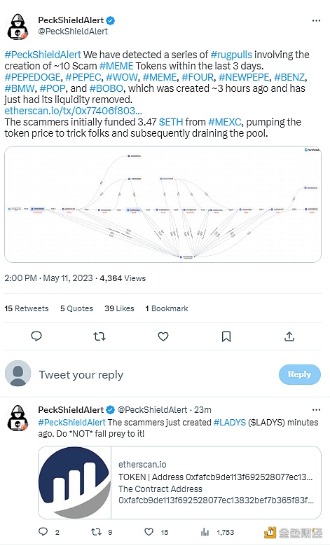 图片[1] - 预警：虚假Meme代币Rug Pull频发，请谨防诈骗