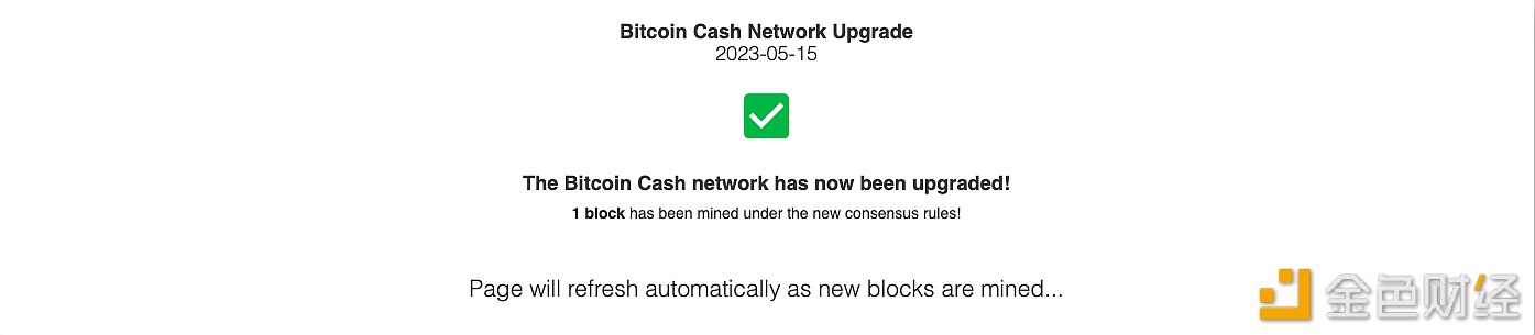 图片[1] - BCH网络已完成硬分叉升级