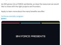 0N1 Force推出Web3盟友计划