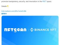 NFTScan成为Binance NFT数据提供商