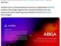 AI Meta Club正式成为亚洲区块链游戏联盟 (ABGA) 白金会员