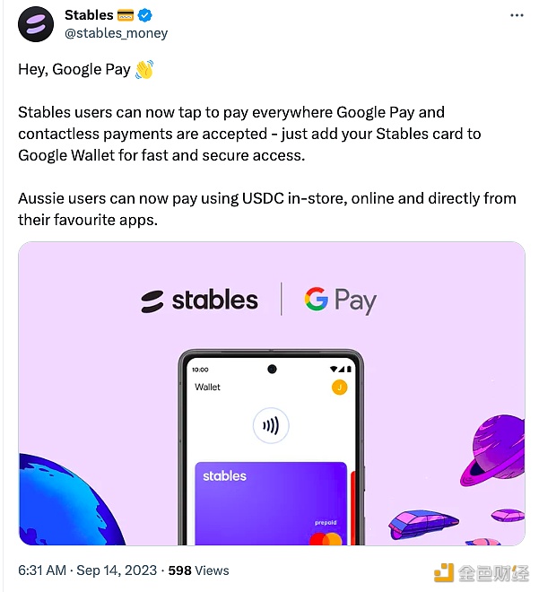 图片[1] - 数字钱包Stables宣布支持Google Pay