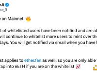 流动性质押平台 ether.fi 在主网上线 eETH