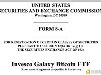 Invesco/Galaxy向SEC提交其现货比特币ETF的证券注册申请