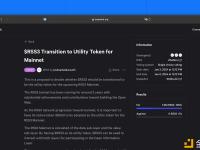 RSS3：用于主网的RSS3实用代币提案已获通过