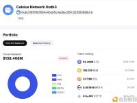 Celsius钱包在过去8小时内将459,561枚ETH转移到多个CEX