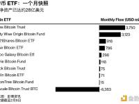 现货比特币ETF推出一个月后从关键指标来看“被认为是成功的”