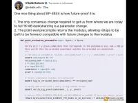 Vitalik Buterin：EIP-4844的一个好处是它具有前瞻性