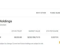 Bitwise ETHW截至7月24日持仓较前一交易日增长约8,752枚ETH