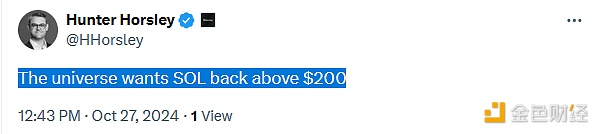 图片[1] - Bitwise CEO：全宇宙都想让SOL重回200美元上方